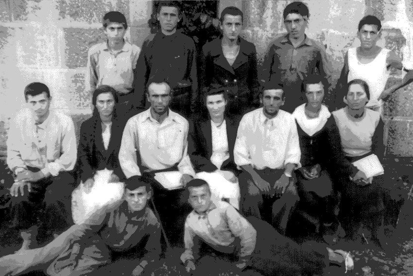 Выпускной класс Ивановской 8-летней школы. 1946-47 учебный год